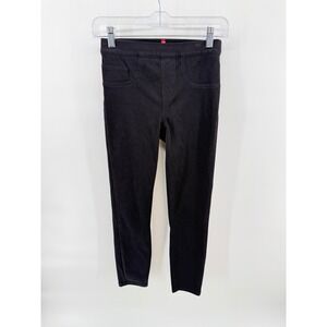 Spanx Women XS Black Jean-ish Ankle Leggings Shaping Pull On Skinny Pants